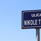 Nikola Tesla Street in Varaždin