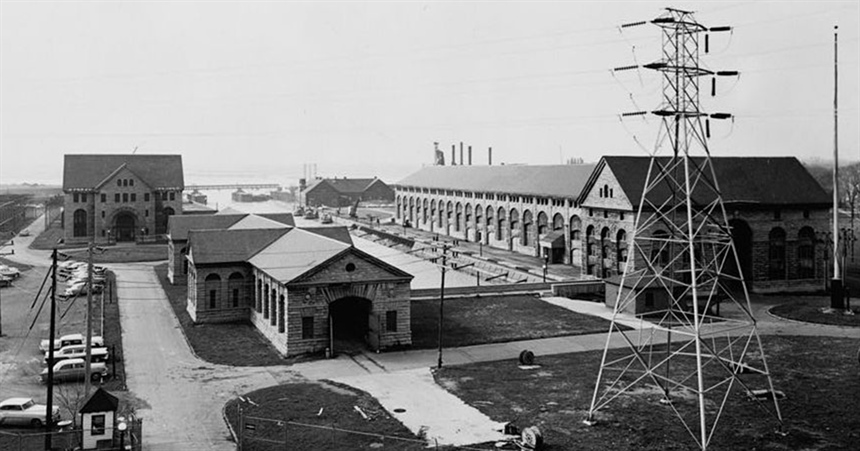 Adams Power Plant Transformer House