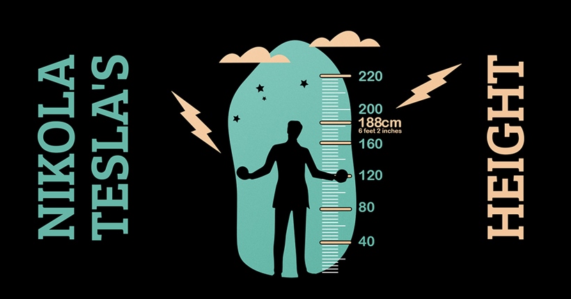 Nikola Tesla's height