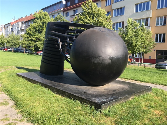 Tesla's Monument in Prague